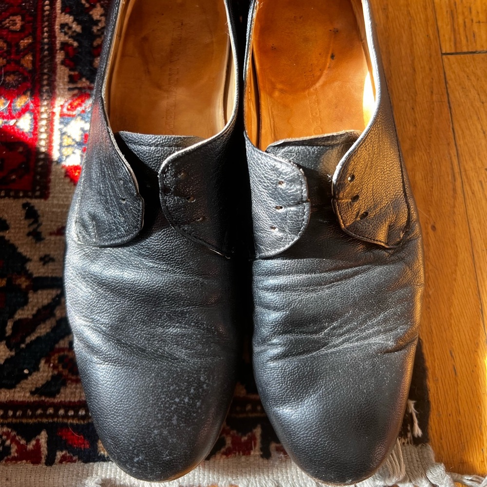 Black Dieppa Restrepo leather oxfords
